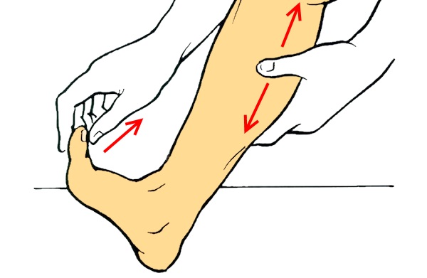 Массаж ноги при судороге