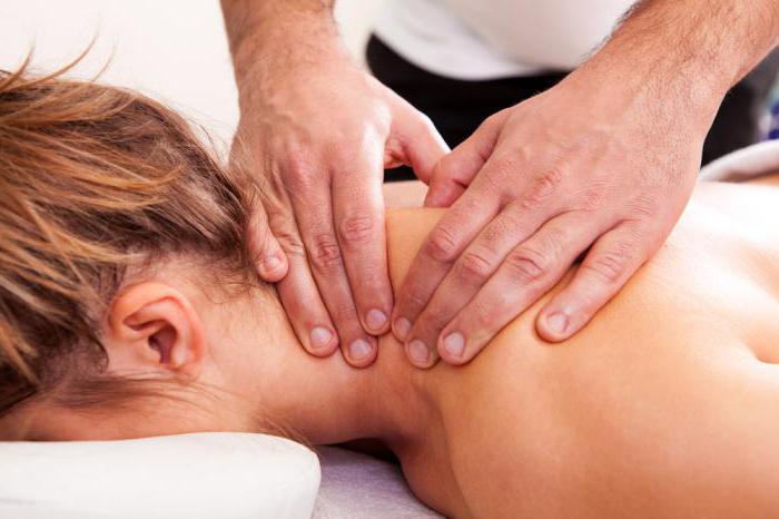 Массаж воротниковой зоны