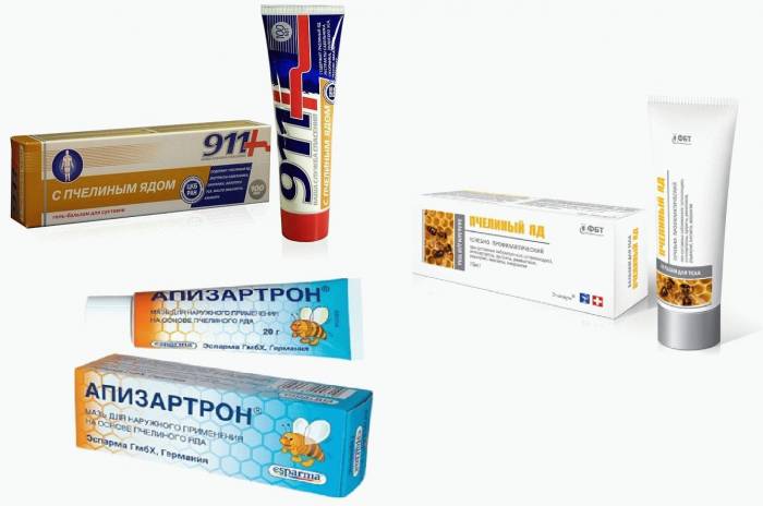 Мази с пчелиным ядом Мази с пчелиным ядом