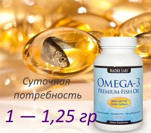 Суточная норма омега-3 Суточная норма омега-3