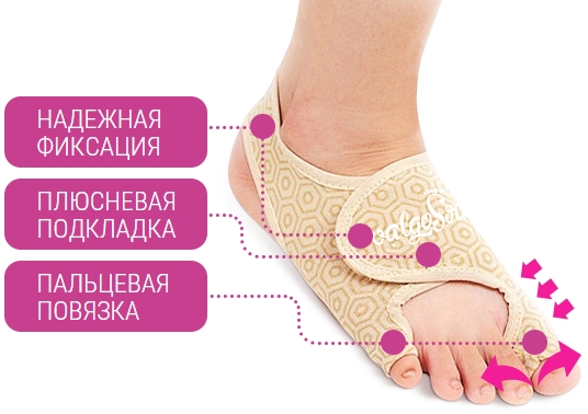 Особенности носочков Вальгосокс Особенности носочков Вальгосокс