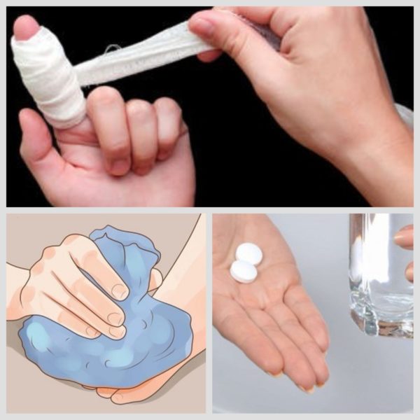 Помощь при ушибе пальца Помощь при ушибе пальца