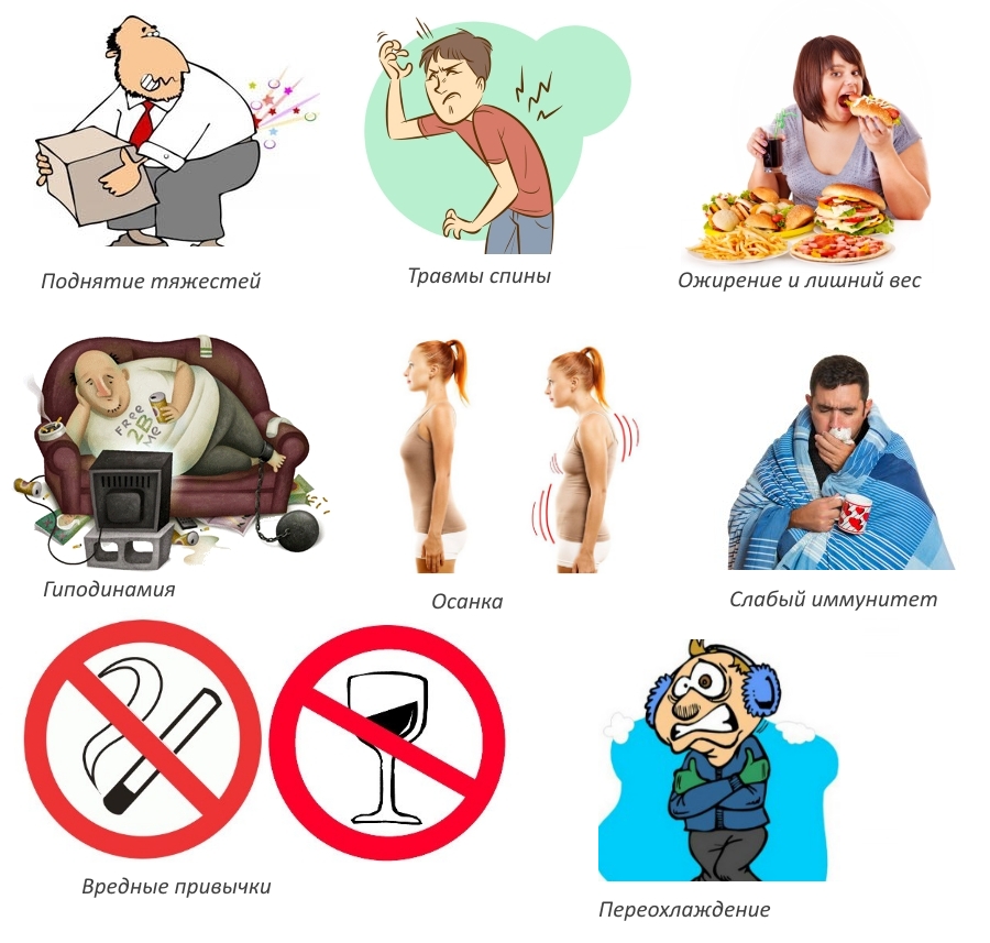 Причины остеохондроза Причины остеохондроза