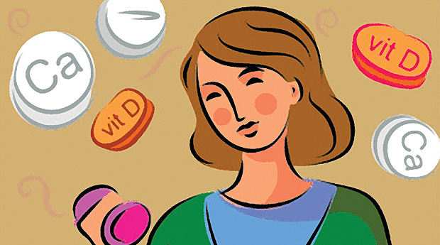 Прием кальция и витамина Д Прием кальция и витамина Д