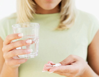 Прием таблеток