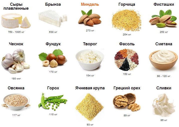 Продукты богатые кальцием при остеопорозе Продукты богатые кальцием при остеопорозе