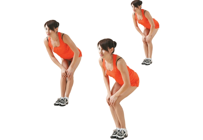 Круговая разминка коленей Круговая разминка коленей