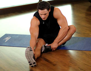 Разогрев мышц бедра