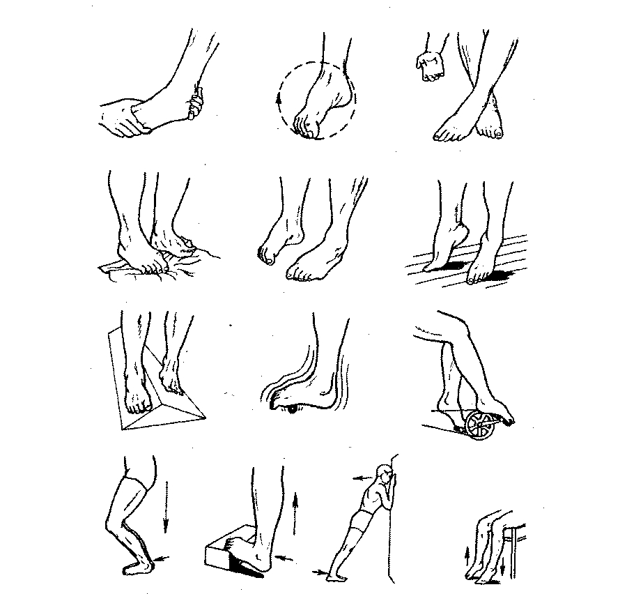 Реабилитационная гимнастика после перелома голеностопа Реабилитационная гимнастика после перелома голеностопа