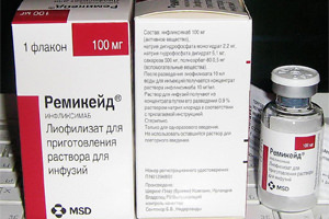 Препарат Римикейд при артрите Препарат Римикейд при артрите