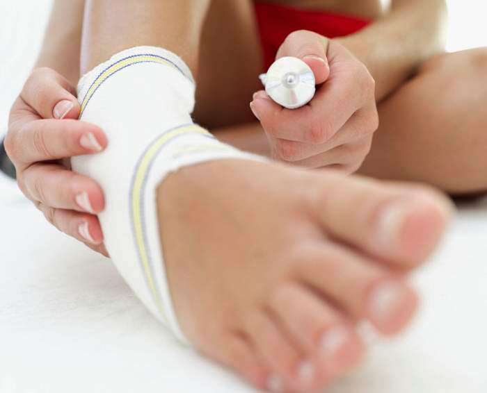 Согревающая повязка после нанесения мази Согревающая повязка после нанесения мази