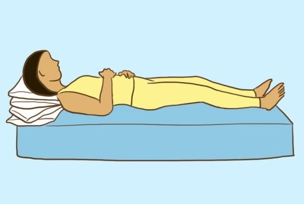 Сон на спине после эндопротезирования
