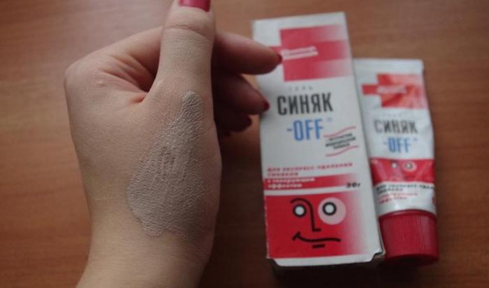 Мазь с тональным эффектом синяк-офф