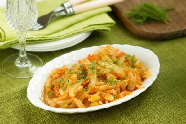 Тушеная пекинская капуста Тушеная пекинская капуста