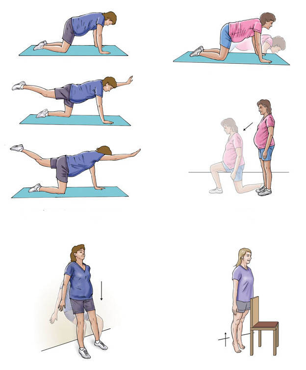 Упражнения при беременности Упражнения при беременности