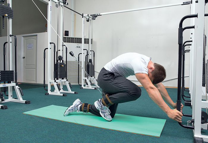 Упражнение с натяжением Упражнение с натяжением