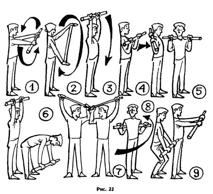 Упражнения с палкой при шейном остеохондрозе Упражнения с палкой при шейном остеохондрозе