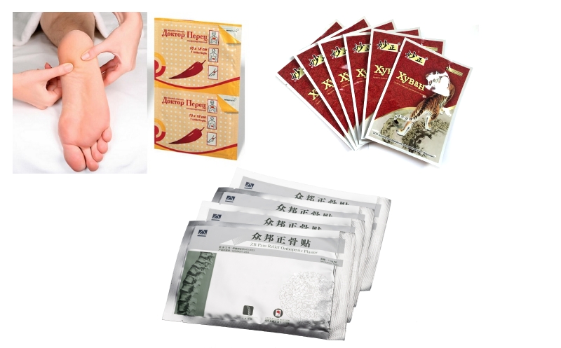 Варианты пластырей для лечения пяточной шпоры Варианты пластырей для лечения пяточной шпоры