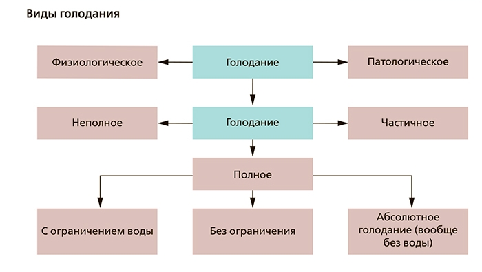 Виды голодания Виды голодания