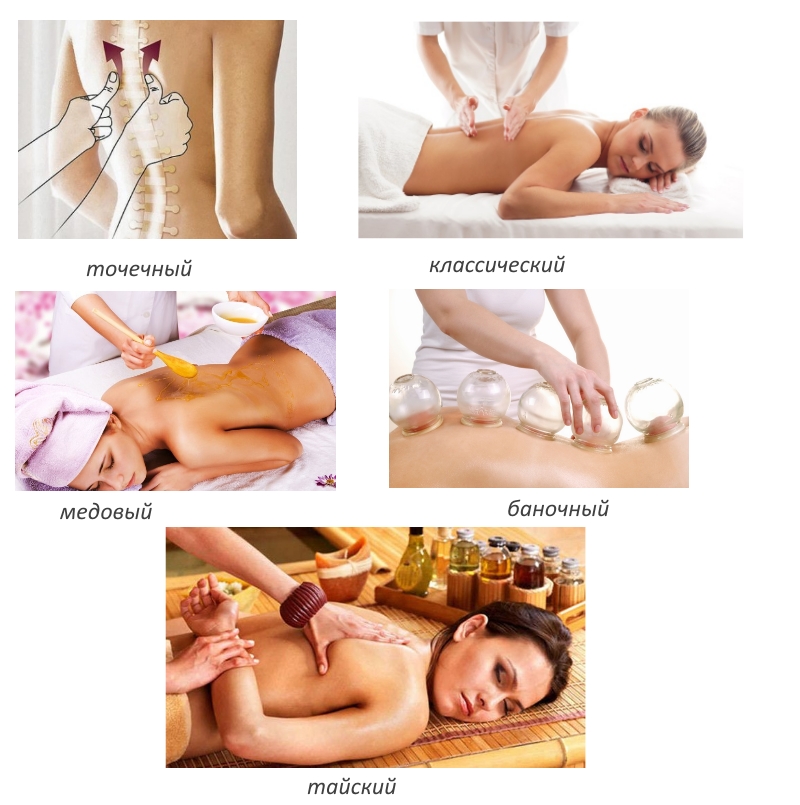 Виды массажа позвоночника Виды массажа позвоночника
